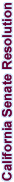 California Senate Resolution